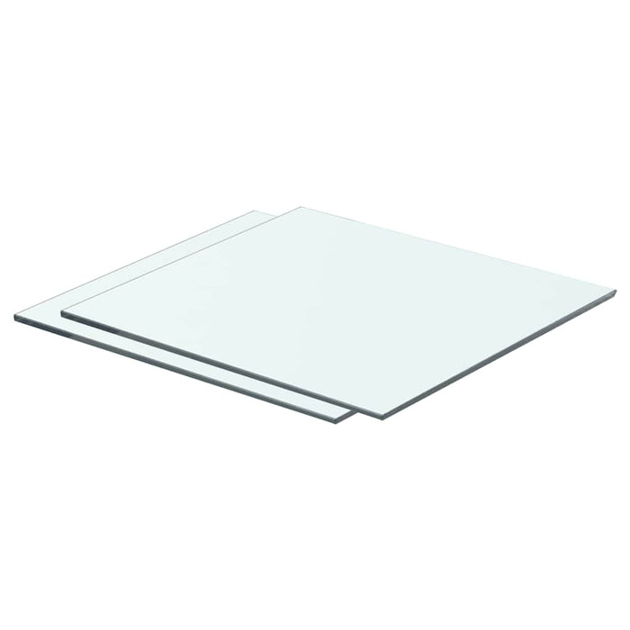 Rafturi, 2 buc., 40 x 30 cm, panouri sticlă transparentă - WALTI WALTI