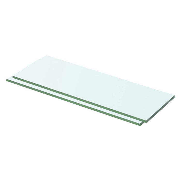 Rafturi, 2 buc., 50 x 12 cm, panouri sticlă transparentă - WALTI WALTI