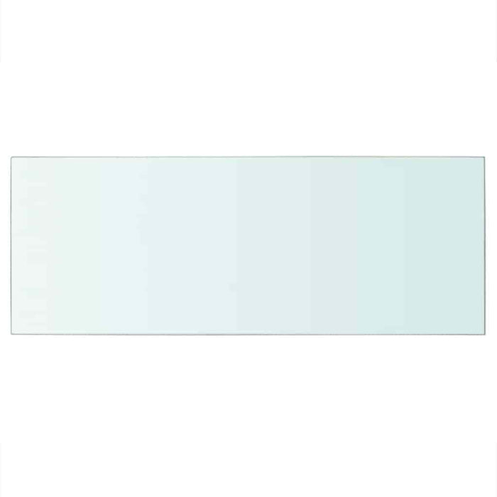 Rafturi, 2 buc., 60 x 25 cm, panouri sticlă transparentă - WALTI WALTI