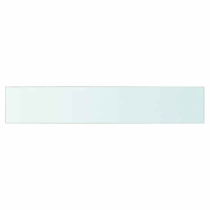 Rafturi, 2 buc., 80 x 15 cm, panouri sticlă transparentă - WALTI WALTI