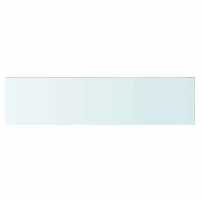 Rafturi, 2 buc., 80 x 20 cm, panouri sticlă transparentă - WALTI WALTI