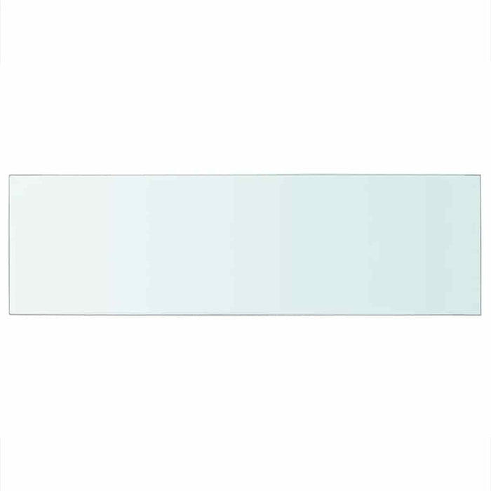 Rafturi, 2 buc., 80 x 25 cm, panouri sticlă transparentă - WALTI WALTI