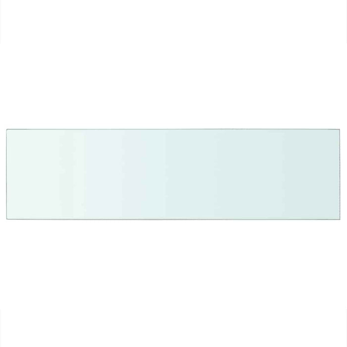 Rafturi, 2 buc., 90 x 25 cm, panouri sticlă transparentă - WALTI WALTI