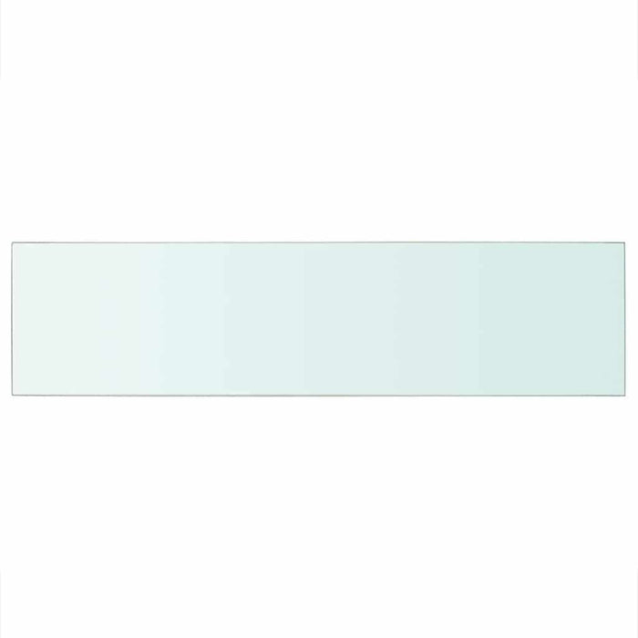 Rafturi, 2 buc., 100 x 25 cm, panouri sticlă transparentă - WALTI WALTI