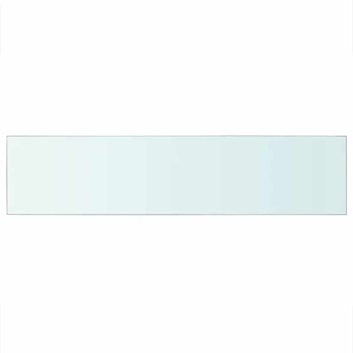 Rafturi, 2 buc., 110 x 25 cm, panouri sticlă transparentă - WALTI WALTI