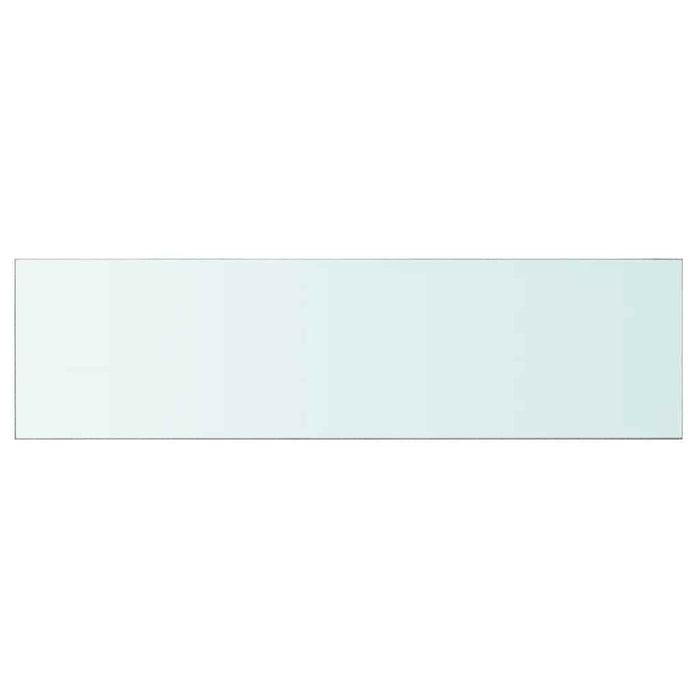 Rafturi, 2 buc., 110 x 30 cm, panouri sticlă transparentă - WALTI WALTI