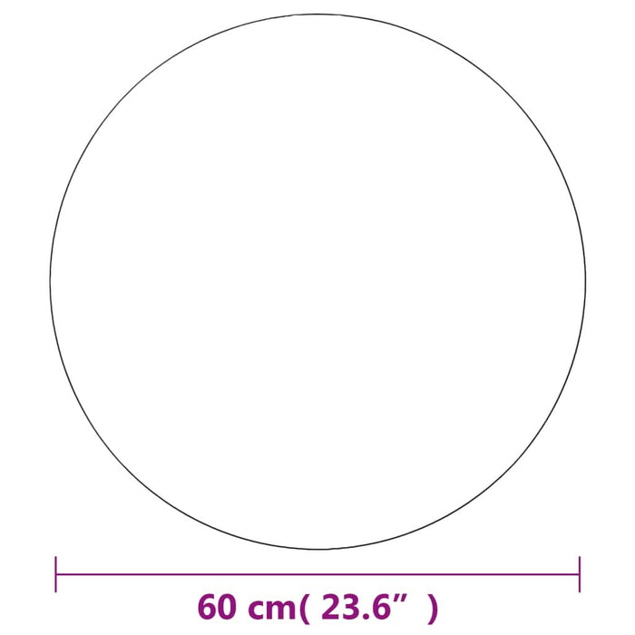 Oglinzi de perete, 2 buc., 60 cm, sticlă, rotund - WALTI WALTI