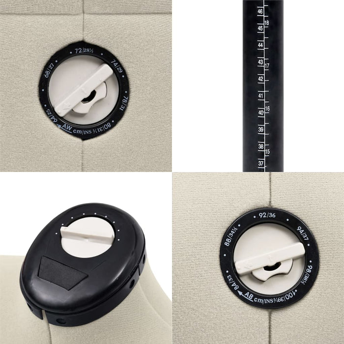 Formă pentru rochie femeie reglabilă crem, dimensiune S 33-40 - WALTI WALTI