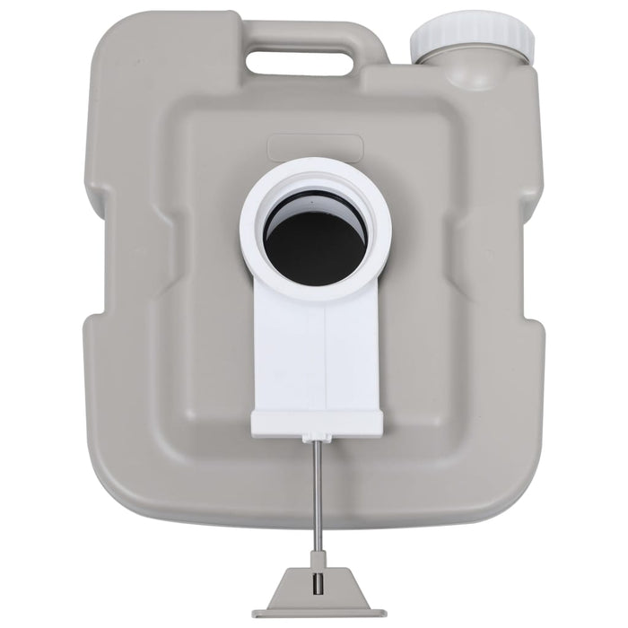 Toaletă portabilă pentru camping, gri, 10+10 L WALTI