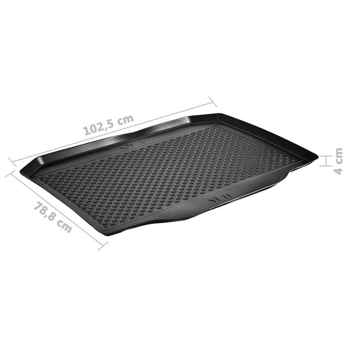 Covoraș portbagaj pentru Skoda Yeti (2009-) cauciuc WALTI