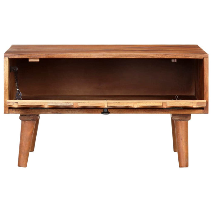Măsuță de cafea, 68 x 68 x 38 cm, lemn masiv de acacia WALTI