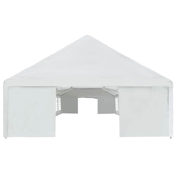Cort de petrecere, alb, 6 x 16 m, PE WALTI