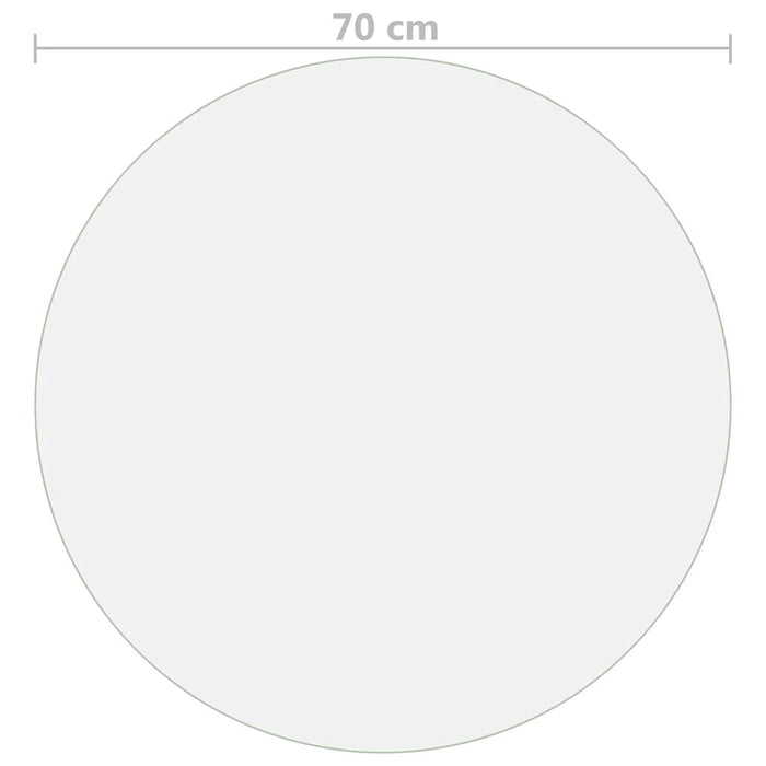 Folie de protecție masă, transparent, Ø 70 cm, PVC, 1,6 mm WALTI