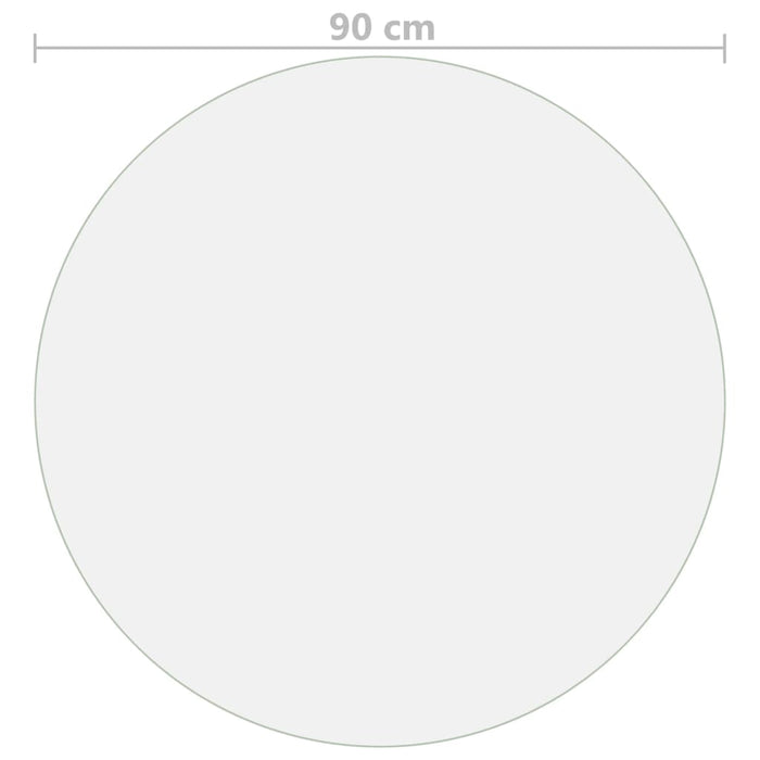 Folie de protecție masă, mat, Ø 90 cm, PVC, 1,6 mm WALTI
