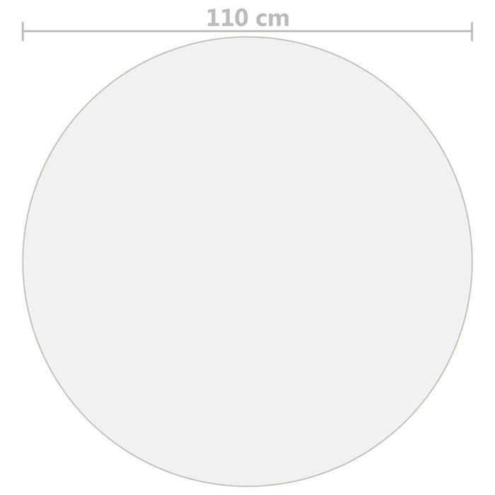 Folie de protecție masă, transparent, Ø 110 cm, PVC, 1,6 mm WALTI