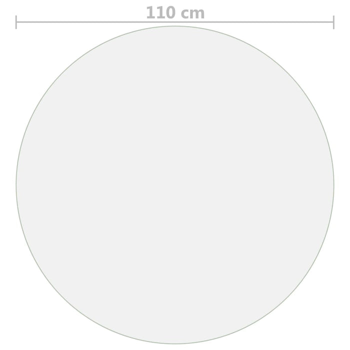 Folie de protecție masă, mat, Ø 110 cm, PVC, 1,6 mm WALTI