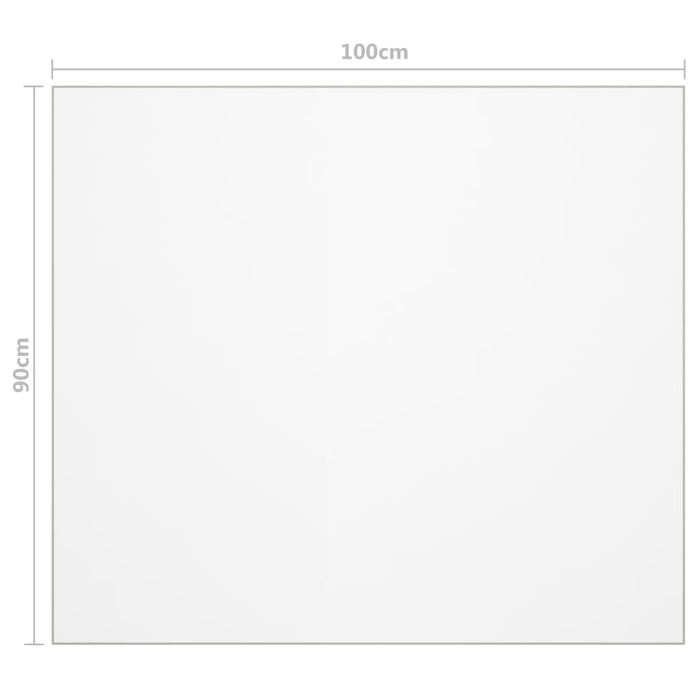 Folie de protecție masă, transparent, 100 x 90 cm, PVC, 1,6 mm - WALTI WALTI