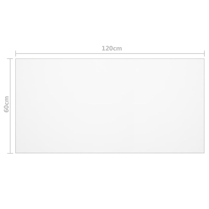 Folie de protecție masă, transparent, 120 x 60 cm, PVC, 1,6 mm - WALTI WALTI