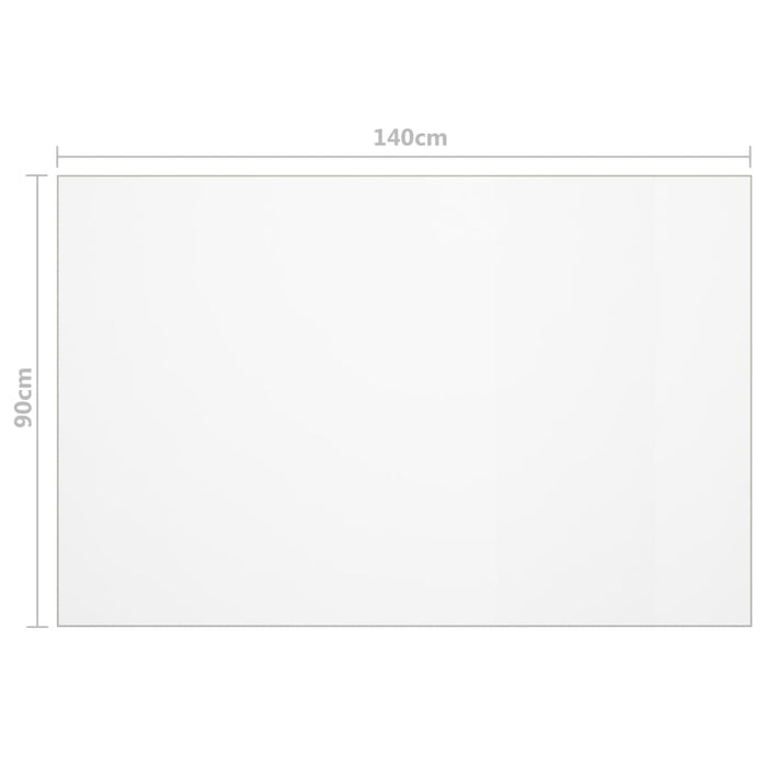 Folie de protecție masă, transparent,140 x 90 cm, PVC, 1,6 mm - WALTI WALTI