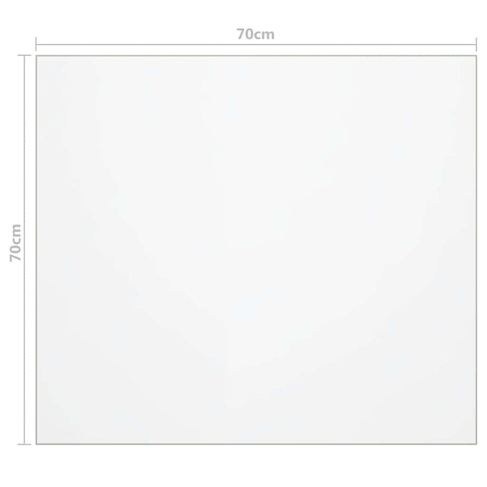 Folie de protecție masă, mat, 70 x 70 cm, PVC, 1,6 mm - WALTI WALTI