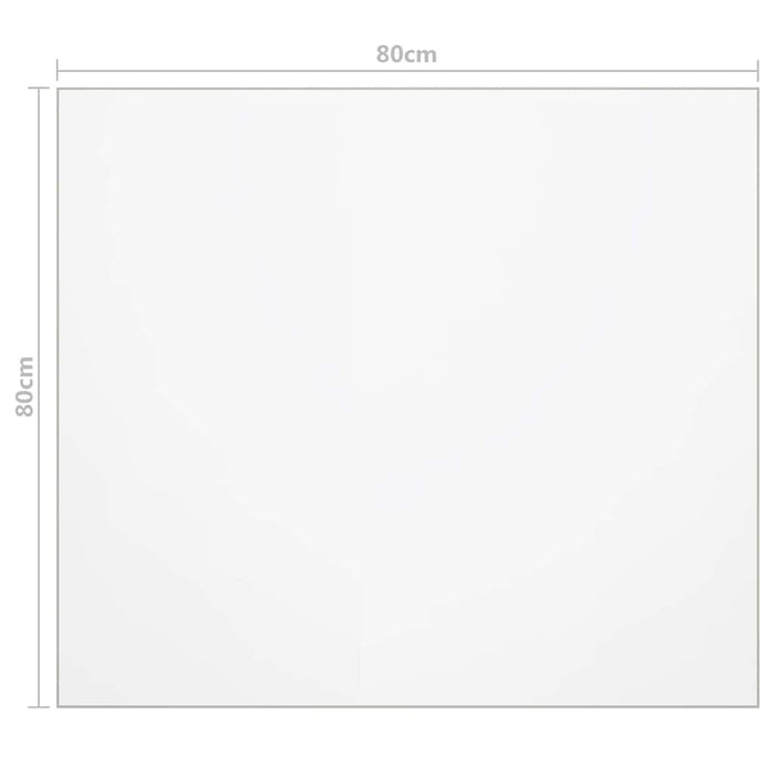 Folie de protecție masă, mat, 80 x 80 cm, PVC, 1,6 mm - WALTI WALTI