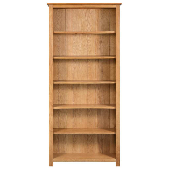 Bibliotecă cu 6 rafturi, 80 x 22,5 x 170 cm, lemn masiv stejar WALTI
