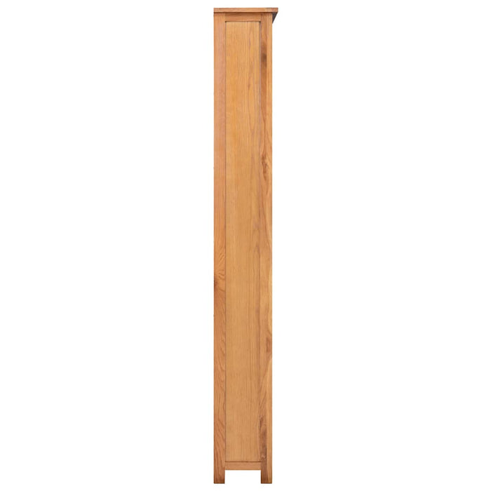 Bibliotecă cu 6 rafturi, 80 x 22,5 x 170 cm, lemn masiv stejar WALTI