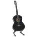 Set de chitară clasică începători, 12 piese, negru, 4/4 39" - WALTI WALTI