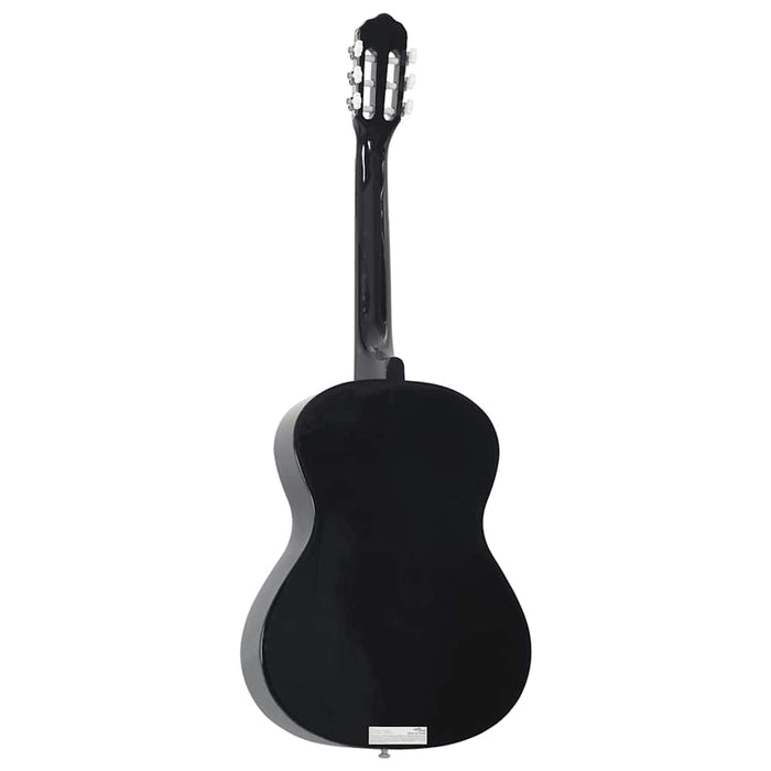Set de chitară clasică începători, 12 piese, negru, 4/4 39" - WALTI WALTI