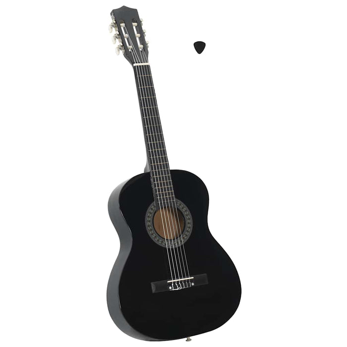 Chitară clasică pentru începători și copii, negru, 3/4 36" - WALTI WALTI