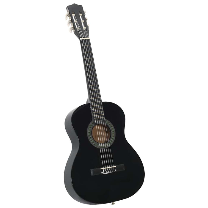 Chitară clasică pentru începători și copii, negru, 3/4 36" - WALTI WALTI