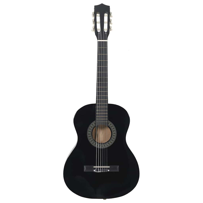 Set de chitară clasică pentru copii, 8 piese, negru, 3/4 36" - WALTI WALTI