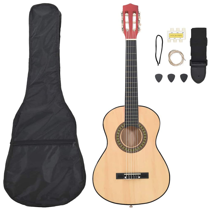 Set chitară clasică pentru copii și începători 8 piese 1/2 34" WALTI
