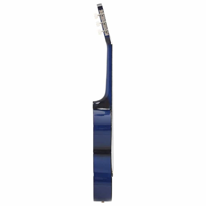 Set de chitară clasică începători, 8 piese, albastru, 1/2 34" - WALTI WALTI