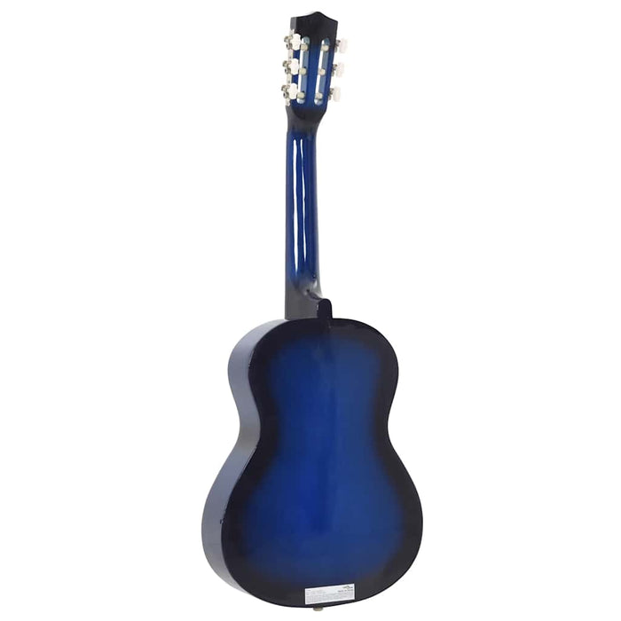 Set de chitară clasică începători, 8 piese, albastru, 1/2 34" - WALTI WALTI