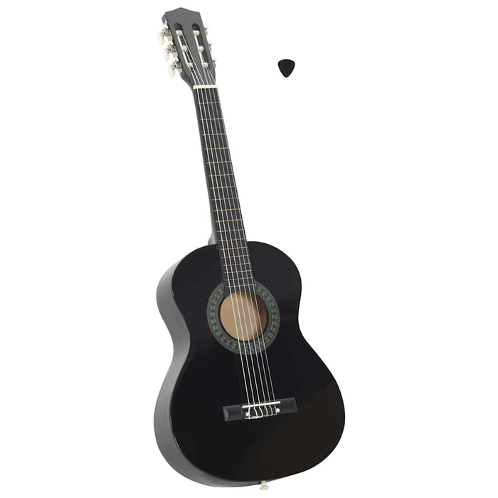Chitară clasică pentru începători și copii, negru, 1/2 34" - WALTI WALTI