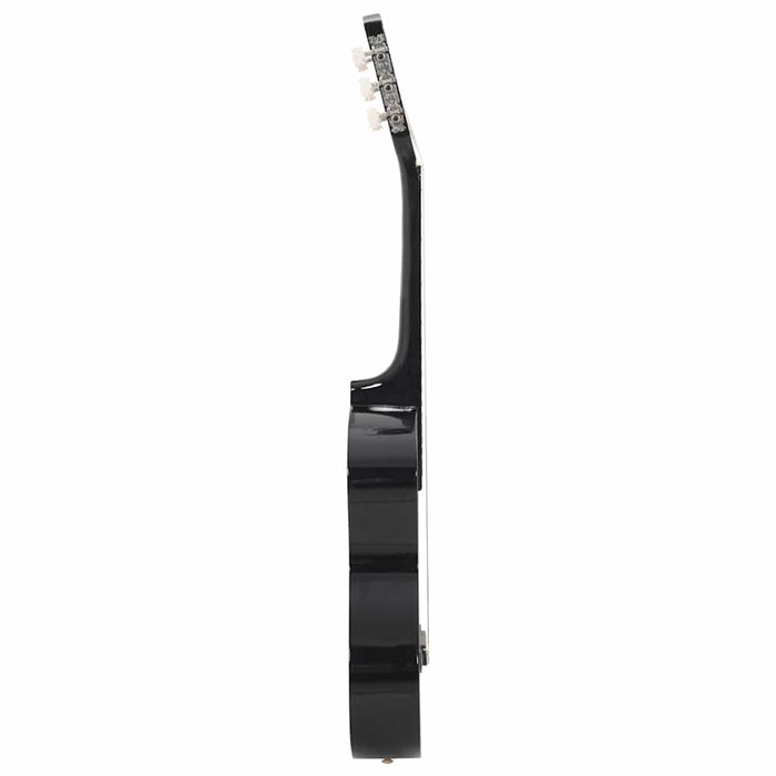 Chitară clasică pentru începători și copii, negru, 1/2 34" - WALTI WALTI