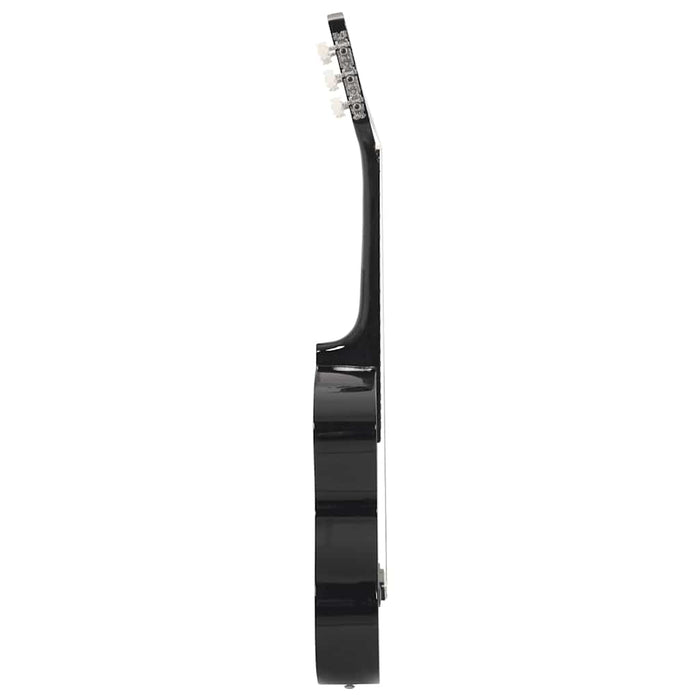 Set de chitară clasică începători, 8 piese, negru, 1/2 34" - WALTI WALTI
