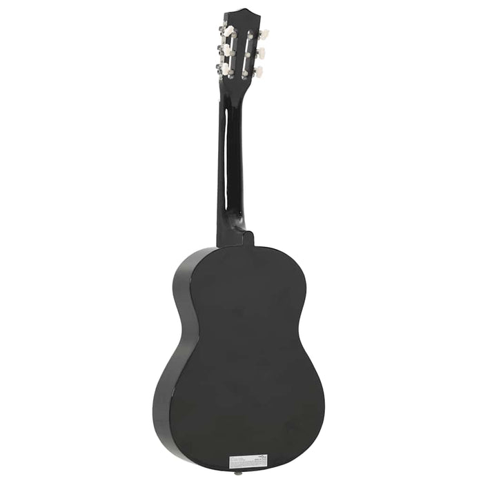 Set de chitară clasică începători, 8 piese, negru, 1/2 34" - WALTI WALTI