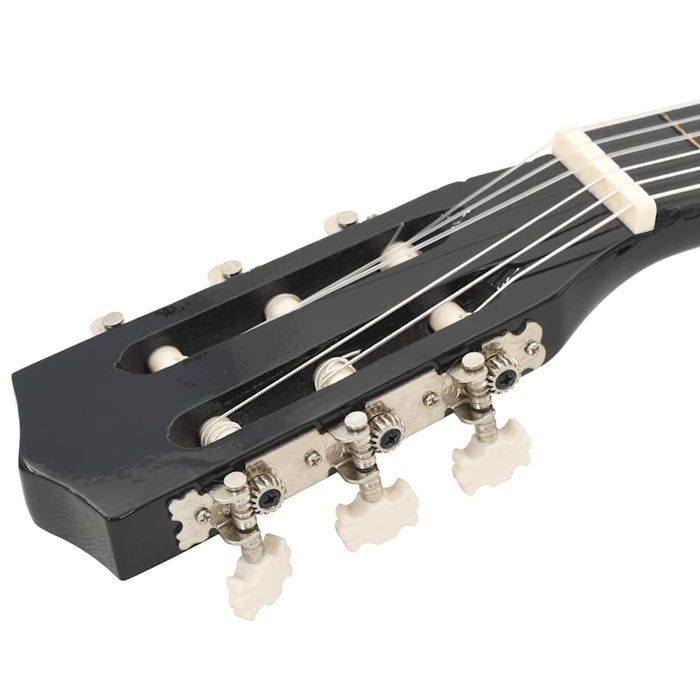 Set de chitară clasică începători, 8 piese, negru, 1/2 34" - WALTI WALTI