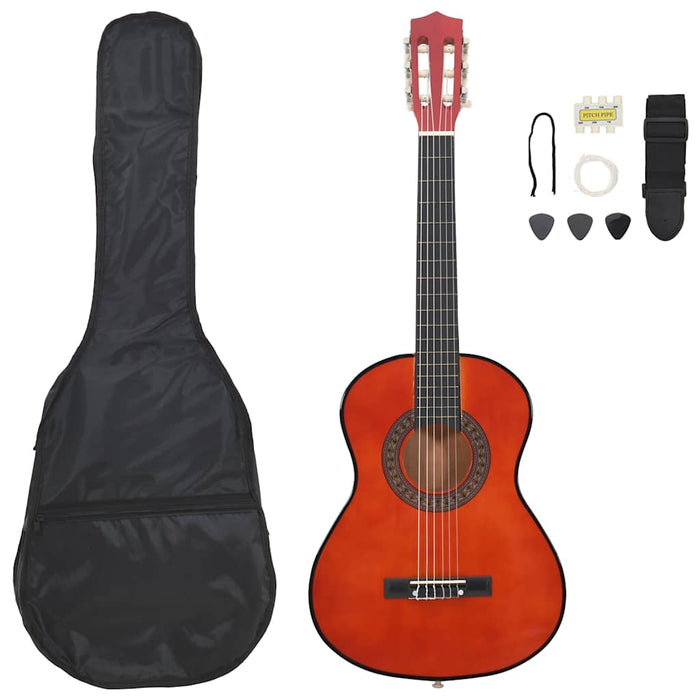 Set de chitară clasică de începători, 8 piese, 1/2 34" - WALTI WALTI