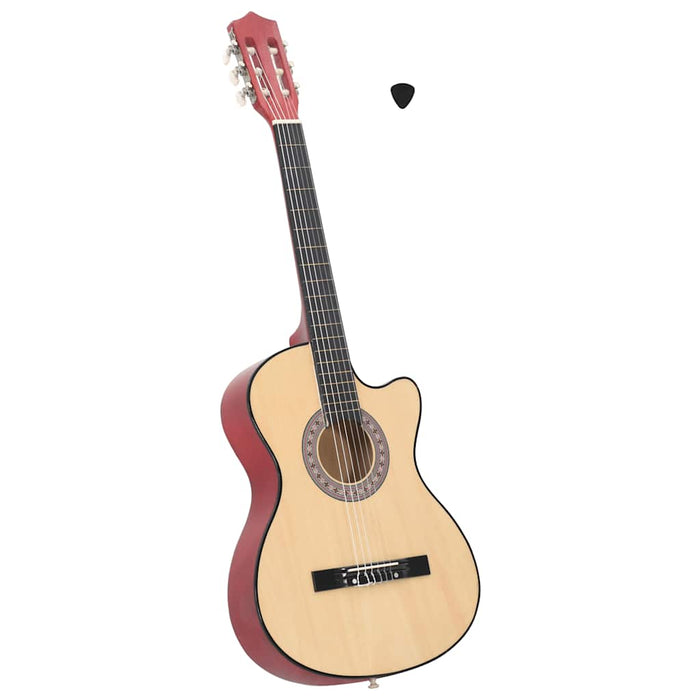 Chitară acustică occidentală, cu 6 corzi, 38", lemn de tei - WALTI WALTI