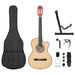 Set chitară acustică occidentală 12 piese, cu 6 corzi, 38" - WALTI WALTI