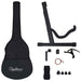 Set chitară clasică occidentală 12 piese 6 corzi negru 38" - WALTI WALTI