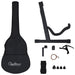 Set chitară clasică occidentală 12 piese 6 corzi albastru 38" - WALTI WALTI