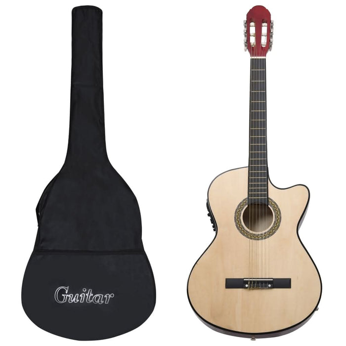 Set chitară acustică occidentală 12 piese 6 corzi cu egalizator - WALTI WALTI