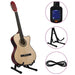 Set chitară acustică occidentală 12 piese 6 corzi cu egalizator - WALTI WALTI