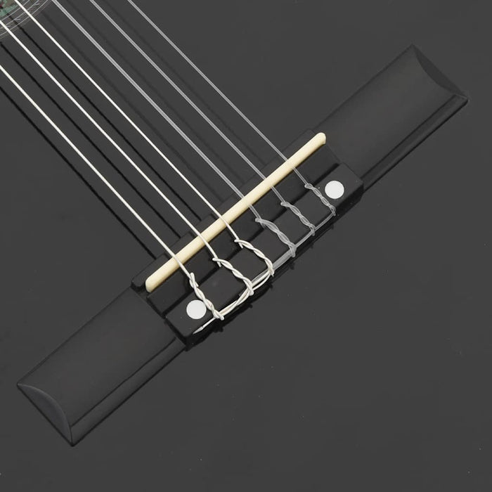 Set chitară acustică cu egalizator, 12 piese, 6 corzi, negru - WALTI WALTI