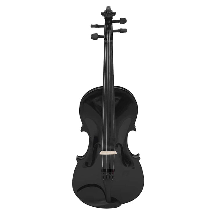 Set complet vioară cu arcuș și suport bărbie, negru 4/4 - WALTI WALTI
