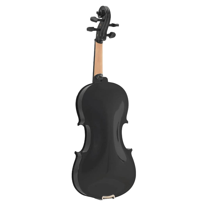 Set complet vioară cu arcuș și suport bărbie, negru 4/4 - WALTI WALTI